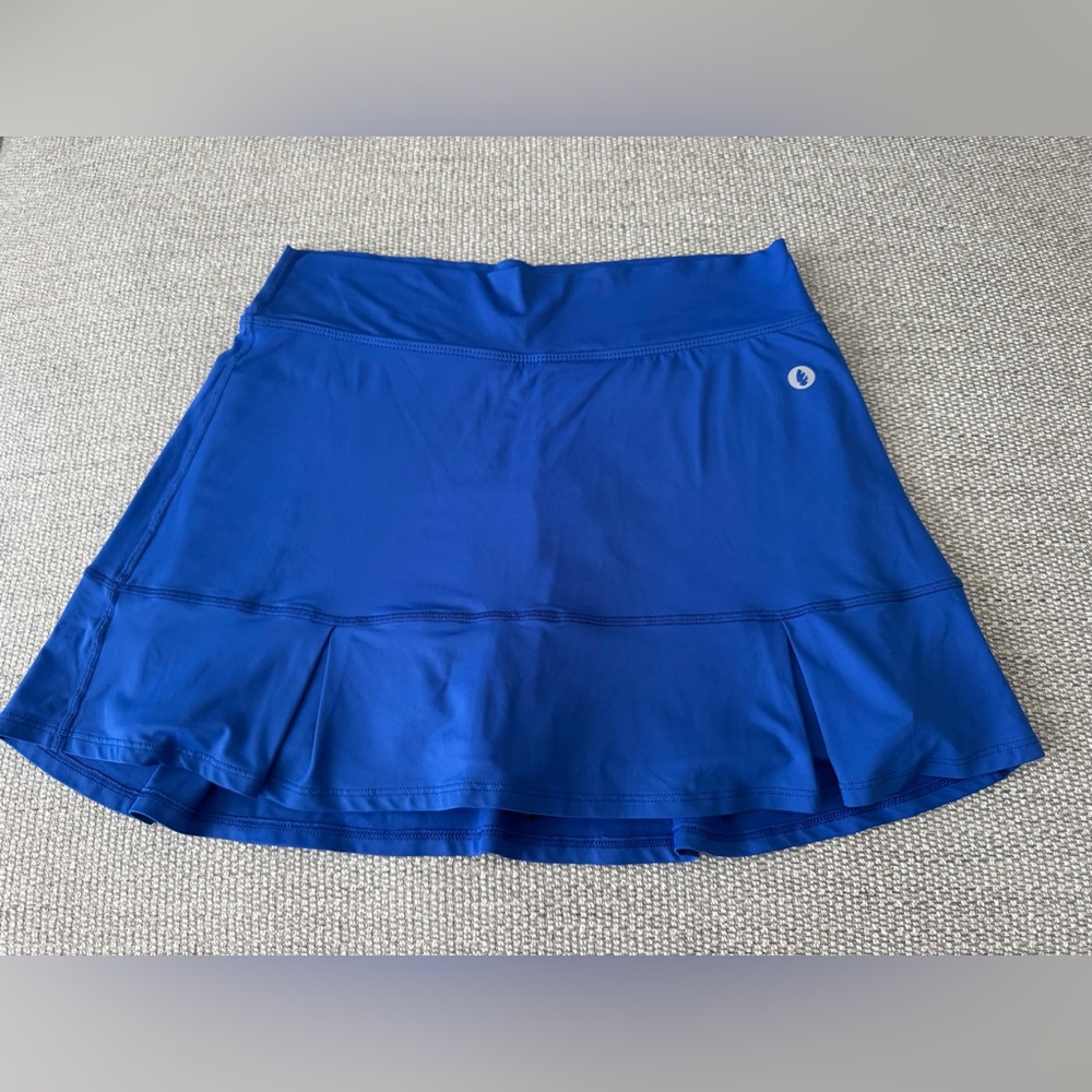Women’s Royal Blue Active Mini Skirt with Subtle Logo